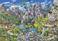 HEYE Puzzle Alpine fun 1000 pieces - Jigsaw Puzzle