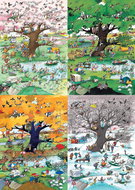 HEYE Puzzle Cartoon Classics: the Four Seasons 2000 pieces - Jigsaw Puzzle