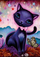 HEYE Puzzle Dreaming: Black Kitten 1000 pieces - Jigsaw Puzzle