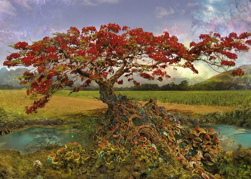 HEYE Puzzle Enigma Trees: Strontium Tree 1000 pieces - Jigsaw Puzzle - Main image