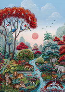 HEYE Puzzle Exotic garden: wilderness paradise 2000 pieces - Jigsaw Puzzle