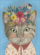 HEYE Puzzle Floral Friends: the beautiful cat 1000 pieces - Jigsaw Puzzle