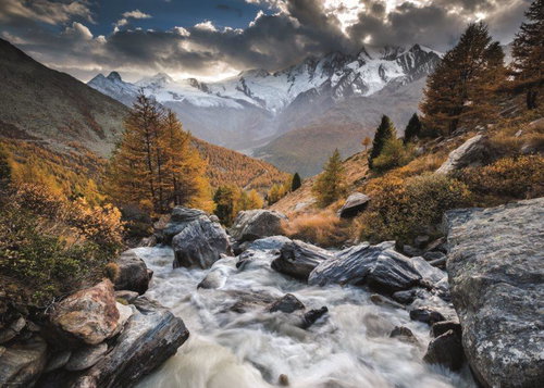 HEYE Puzzle Mountain stream, Switzerland 1000 pieces - Jigsaw Puzzle - Main image