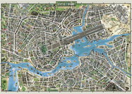HEYE Puzzle Map Art: City of Pop 2000 pieces - Jigsaw Puzzle