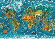 HEYE Puzzle Map Art: Miniature World 2000 pieces - Jigsaw Puzzle