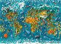 Jigsaw HEYE Puzzle Map Art: Miniaturní svět 2000 dílků - Puzzle