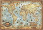 Puzzle HEYE Puzzle Map Art: Svět 2000 dílků - Puzzle