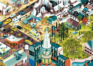 HEYE Puzzle Movie Masters: the films of Quentin Tarantino 1000 pieces - Jigsaw Puzzle