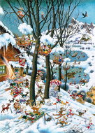 HEYE Puzzle Paradise: In Winter 1000 pieces - Jigsaw Puzzle