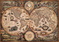 HEYE Puzzle Old World Map 2000 pieces - Jigsaw Puzzle