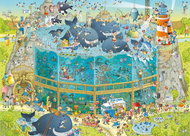 HEYE Puzzle Crazy Zoo: Ocean Exposition 1000 pieces - Jigsaw Puzzle