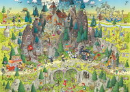 HEYE Puzzle Crazy Zoo: Exposition of Transylvania 1000 pieces - Jigsaw Puzzle