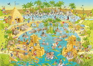 HEYE Puzzle Crazy Zoo: Nile Exposition 1000 pieces - Jigsaw Puzzle