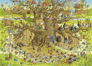 HEYE Puzzle Crazy Zoo: Monkey Enclosure 1000 pieces - Jigsaw Puzzle