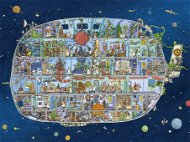 HEYE Puzzle Vesmírná loď 1500 dílků - Jigsaw
