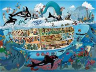 HEYE Puzzle Zábava v ponorce 1500 dílků - Jigsaw