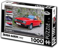 RETRO-AUTA Puzzle No. 16 Škoda Garde (1983) 1000 pieces - Jigsaw Puzzle