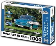 RETRO-AUTA Puzzle No. 33 Skoda 1000 MB VB (1967) 1000 pieces - Jigsaw Puzzle