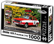 RETRO-AUTA Puzzle No. 39 Skoda 105 S Follow Me (1980) 1000 pieces - Jigsaw Puzzle