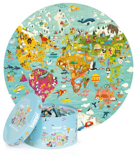 Boppi Puzzle World map - Jigsaw Puzzle - Main image