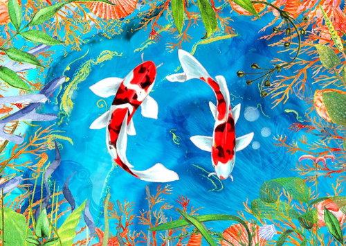 ENJOY Puzzle Just keep swimming 1000 pieces - Jigsaw Puzzle - Main image