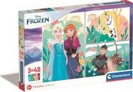 CLEMENTONI Ice Kingdom 3 × 48 pieces - Jigsaw Puzzle