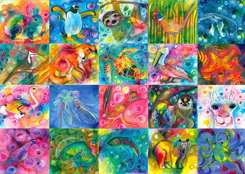 ENJOY Puzzle Animal Magic 1000 pieces - Jigsaw Puzzle - Main image
