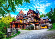 ENJOY Puzzle Royal Residence, Sinaia, Romania 1000 pieces - Jigsaw Puzzle