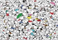 CLEMENTONI Impossible: Peanuts 1000 dílků - Puzzle