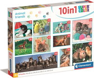 CLEMENTONI Animal friends 10v1 - Jigsaw Puzzle