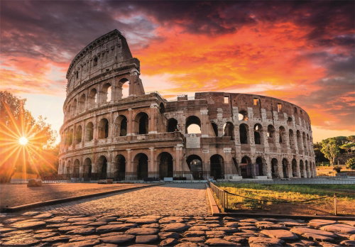 CLEMENTONI Sunset in Rome 1000 pieces - Jigsaw Puzzle - Main image