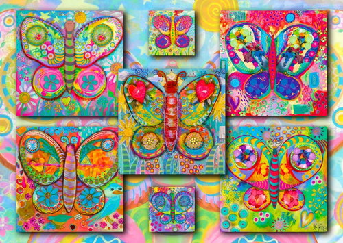 ENJOY Puzzle Butterflies 1000 pieces - Jigsaw Puzzle - Main image
