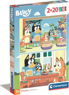 CLEMENTONI Bluey 2 × 20 pieces - Jigsaw Puzzle