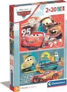 CLEMENTONI Cars 2 × 20 pieces - Jigsaw Puzzle