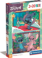 CLEMENTONI Stitch 2 × 20 pieces - Jigsaw Puzzle