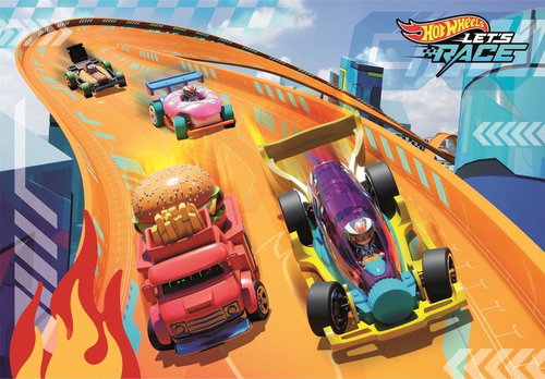 CLEMENTONI Hot Wheels MAXI, 24 db Fő fotó CLEMENTONI Hot Wheels MAXI, 24 db - Puzzle - Fő fotó