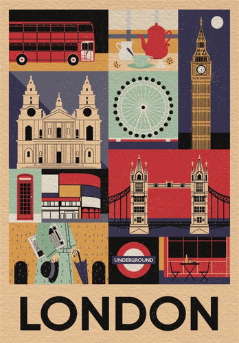 CLEMENTONI Style in the City: London 1000 pieces - Jigsaw Puzzle - Main image