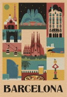 CLEMENTONI Style in the City: Barcelona 1000 pieces - Jigsaw Puzzle