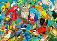 ENJOY Puzzle Feathered Madness 1000 pieces - Jigsaw Puzzle