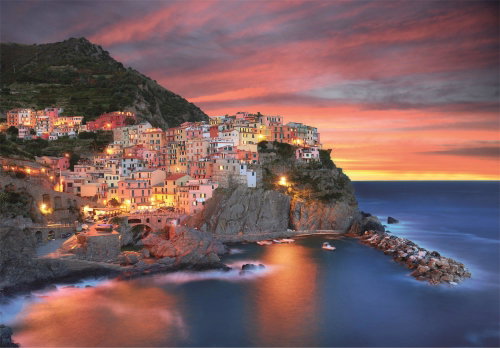CLEMENTONI Manarola 1000 pieces - Jigsaw Puzzle - Main image
