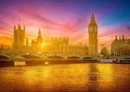 ENJOY Puzzle Flaming London 1000 pieces - Jigsaw Puzzle