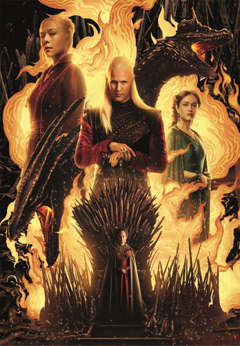 CLEMENTONI Game of Thrones: House of the Dragon 500 pieces - Jigsaw Puzzle - Main image