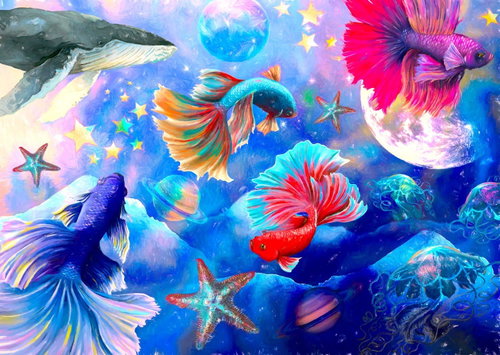 ENJOY Puzzle Underwater galaxy 1000 pieces - Jigsaw Puzzle - Main image
