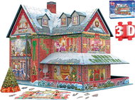 Eurographics 3D puzzle christmas cottage 1100 pieces - Jigsaw Puzzle