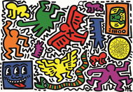Clementoni Puzzle Novo Art Series: Keith Haring 1000 dílků - Puzzle