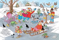 Jumbo Puzzle JvH Junior 17: Skating 240 pieces - Jigsaw Puzzle