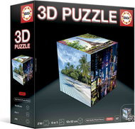 Educa 3D Puzzle Cube Travel 216 pieces - Jigsaw Puzzle