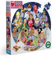 Eeboo Kulaté puzzle Mezinárodní den žen 500 dílků - Puzzle
