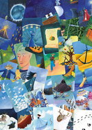 Libellud Puzzle Dixit Collection: the Blue Mishmash 1000 pieces - Jigsaw Puzzle