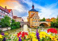 ENJOY Puzzle Old Town Bamberg, Germany 1000 pieces - Jigsaw Puzzle
